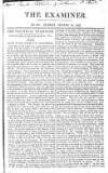 The Examiner Sunday 18 August 1822 Page 1