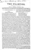 The Examiner Sunday 25 August 1822 Page 1