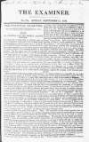 The Examiner Sunday 15 September 1822 Page 1