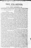The Examiner Sunday 22 September 1822 Page 1