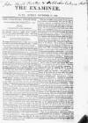 The Examiner Sunday 17 November 1822 Page 1