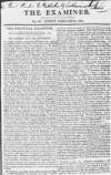 The Examiner Sunday 23 February 1823 Page 1