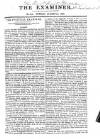 The Examiner Sunday 24 August 1823 Page 1