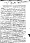 The Examiner Sunday 02 November 1823 Page 1