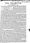 The Examiner Sunday 09 November 1823 Page 1