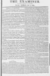 The Examiner Sunday 11 January 1824 Page 1
