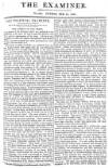 The Examiner Sunday 22 February 1824 Page 1