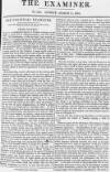 The Examiner Sunday 21 March 1824 Page 1