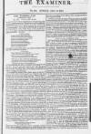 The Examiner Sunday 29 August 1824 Page 1