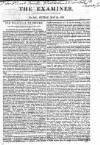 The Examiner Sunday 22 May 1825 Page 1