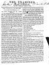 The Examiner Sunday 17 July 1825 Page 1