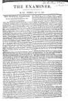 The Examiner Sunday 22 January 1826 Page 1
