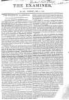 The Examiner Sunday 05 February 1826 Page 1