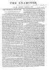 The Examiner Sunday 12 March 1826 Page 1