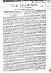 The Examiner Sunday 18 June 1826 Page 1