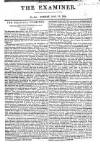 The Examiner Sunday 19 November 1826 Page 1