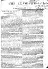 The Examiner Sunday 17 February 1828 Page 1