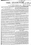 The Examiner Sunday 23 March 1828 Page 1