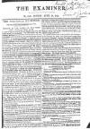 The Examiner Sunday 20 April 1828 Page 1
