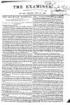 The Examiner Sunday 26 October 1828 Page 1