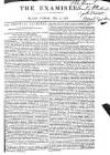 The Examiner Sunday 15 February 1829 Page 1