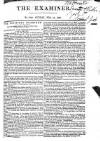 The Examiner Sunday 22 February 1829 Page 1