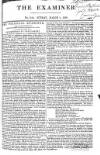The Examiner Sunday 01 March 1829 Page 1