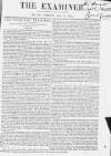 The Examiner Sunday 10 January 1830 Page 1