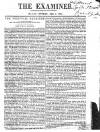 The Examiner Sunday 07 February 1830 Page 1