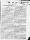 The Examiner Sunday 28 February 1830 Page 1