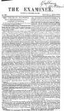 The Examiner Sunday 30 October 1831 Page 1