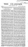 The Examiner Sunday 08 January 1832 Page 1