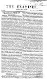 The Examiner Sunday 13 May 1832 Page 1