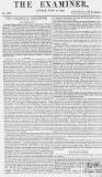 The Examiner Sunday 10 June 1832 Page 1