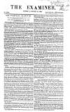 The Examiner Sunday 12 August 1832 Page 1