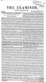 The Examiner Sunday 07 October 1832 Page 1