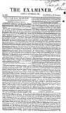 The Examiner Sunday 21 October 1832 Page 1