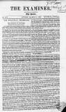 The Examiner Sunday 17 March 1833 Page 1
