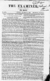 The Examiner Sunday 31 March 1833 Page 1