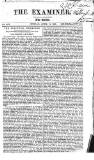 The Examiner Sunday 14 April 1833 Page 1