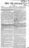 The Examiner Sunday 02 March 1834 Page 1