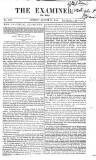 The Examiner Sunday 31 August 1834 Page 1