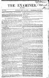 The Examiner Sunday 21 September 1834 Page 1