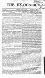 The Examiner Sunday 11 January 1835 Page 1