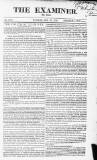 The Examiner Sunday 25 January 1835 Page 1