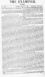 The Examiner Sunday 27 December 1835 Page 1