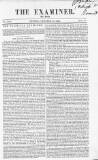 The Examiner Sunday 30 October 1836 Page 1