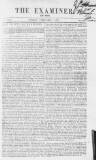 The Examiner Sunday 05 February 1837 Page 1
