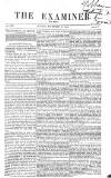 The Examiner Sunday 18 November 1838 Page 1