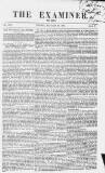 The Examiner Sunday 20 January 1839 Page 1